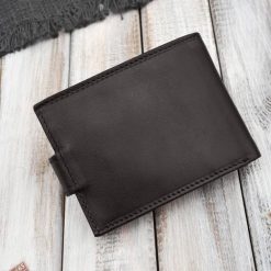 Paolo Peruzzi Portfel męski skórzany brązowy z ochroną RFID AL-16-BR. Brązowe portfele męskie Paolo Peruzzi, bez wzorów. Za 92.16 zł.