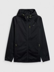 4F Kurtka softshell wiatroodporna membrana 5000 męska - czarna 3XL. Czarne kurtki softshell męskie 4f, m, bez wzorów, z materiału, bez kaptura. Za 299.99 zł.