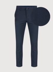 PAKO LORENTE – Spodnie męskie granatowe P22WF-WX-005-G-S. Eleganckie spodnie męskie Pako Lorente, bez wzorów, z elastanu, casualowe. Za 119.99 zł.