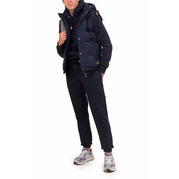 Kurtka bez rękawów z kapturem Superdry Everst. Niebieskie kurtki męskie Superdry., m, bez wzorów, z puchu, bez ramiączek, z kapturem. W wyprzedaży za 474.20 zł.