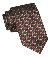 Angelo di Monti - Krawat Męski - Kolorowy w Drobny Wzór. Krawaty i muchy męskie Angelo di Monti, bez wzorów, z tkaniny, eleganckie. Za 45.00 zł.
