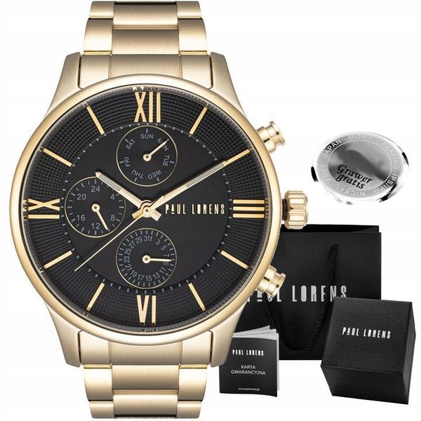 Zegarek męski Paul Lorens-SAVRES-1D1 Z GRAWEREM. Zegarki męskie Paul Lorens. Za 239.00 zł.