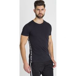 T-SHIRT ICE PLAY. Czarne t-shirty męskie Ice Play, l, bez wzorów, z bawełny, bez kołnierzyka, bez ramiączek. Za 185.40 zł.