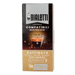 Bialetti - kawa w kapsułkach Nespresso Raffinato - 10 kapsułek. Brązowe ekspresy na kapsułki Bialetti. Za 19.99 zł.