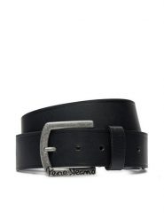 Pepe Jeans Pasek Męski Moss PM021026 Czarny. Czarne paski męskie Pepe Jeans, bez wzorów, z jeansu. Za 219.99 zł.