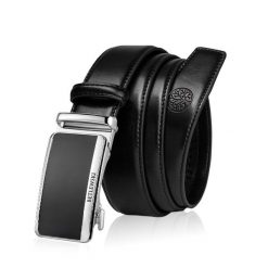 Skórzany pasek męski BETLEWSKI Czarny 115. Czarne paski męskie Betlewski, bez wzorów, ze skóry. Za 79.00 zł.