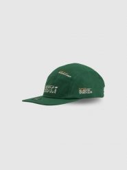 4F Czapka z daszkiem strapback męska - zielona L/XL (60cm). Brązowe czapki męskie 4f, bez wzorów, z bawełny. Za 69.99 zł.