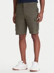 Quiksilver Szorty materiałowe MW Cargo EQYWS03912 Zielony Regular Fit. Zielone szorty męskie Quiksilver, bez wzorów, z bawełny. Za 219.99 zł.