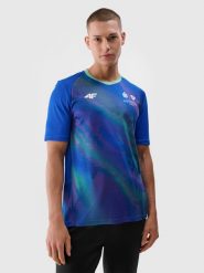 4F Koszulka piłkarska uniseks 4F x PKO Ekstraklasa Games L. T-shirty męskie 4f, l, bez wzorów, z dzianiny, bez kołnierzyka, bez ramiączek. Za 179.99 zł.