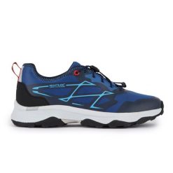 Męskie buty sportowe Blaze wodoodporne. Niebieskie buty trekkingowe męskie Regatta, bez wzorów, z nylonu, bez zapięcia, trekkingowe. Za 159.99 zł.