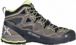 Buty podejściowe Montura Yaru Tekno GTX - beaver/lime green. Zielone buty trekkingowe męskie Salomon, bez wzorów, bez zapięcia. Za 786.20 zł.