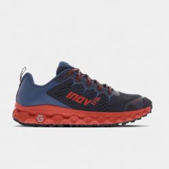 Buty do biegania męskie, Inov-8 Parkclaw G 280. Niebieskie buty do biegania męskie Inov-8, bez wzorów, z gumy, bez zapięcia, do biegania. Za 814.00 zł.