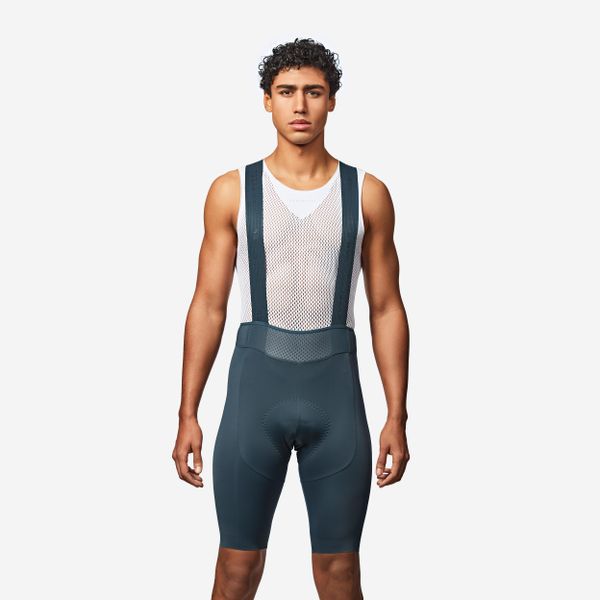 Spodenki rowerowe szosowe Van Rysel RCR R 4. Niebieskie szorty sportowe męskie VAN RYSEL, bez wzorów, z tworzywa sztucznego, sportowe. Za 319.99 zł.