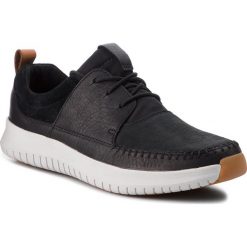 Półbuty CLARKS - Aiston Walk 261353907 Black Nubuck. Czarne codzienne półbuty męskie Clarks, z materiału, eleganckie. Za 499.00 zł.