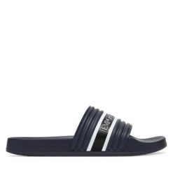 Klapki Emporio Armani. Niebieskie klapki i japonki męskie Emporio Armani, bez wzorów. Za 249.99 zł.