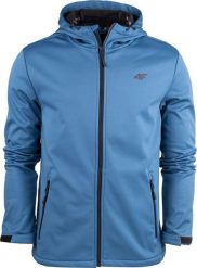 Kurtka męska 4f Kurtka przejściowa softshell z kapturem męska 4F membrana 5000 M156 denim 4FAW23TSOFM156 32S M. Kurtki męskie 4f, m, bez wzorów, z denimu, bez ramiączek, z kapturem. Za 217.80 zł.