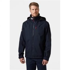Kurtka uniwersalna męska Helly Hansen Crew. Niebieskie kurtki męskie Helly Hansen, m, bez wzorów, z syntetyku, klasyczne, bez ramiączek, z kapturem. Za 702.15 zł.