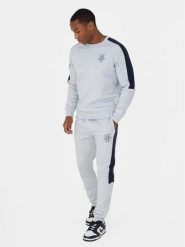 Brave Soul Bluza MJS-516ALSTON Szary Straight Fit. Szare bluzy nierozpinane męskie Brave Soul, m, bez wzorów, z bawełny, bez ramiączek, bez kaptura. Za 199.99 zł.