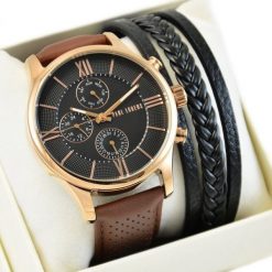 Zestaw męski zegarek Paul Lorens-SAVRESE- 11652A6-1B1 + bransoletka. Zegarki męskie Paul Lorens. Za 319.99 zł.