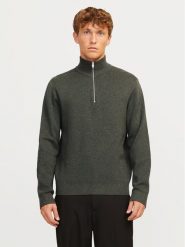 Jack & Jones Sweter Milano 12259664 Szary Relaxed Fit. Szare kardigany męskie Jack & Jones, m, bez wzorów, z bawełny, bez ramiączek. Za 169.99 zł.