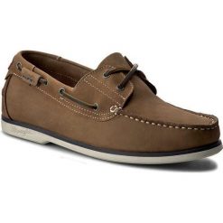 Mokasyny WRANGLER - Ocean Leather WM171120 Tdm 108. Brązowe mokasyny męskie Wrangler, z nubiku. W wyprzedaży za 239.00 zł.