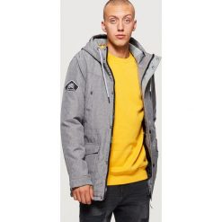 Parka z kapturem - Jasny szary. Szare parki męskie Cropp. Za 249.99 zł.