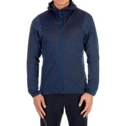 Bluza turystyczna męska Mammut Alvra techniczna. Niebieskie bluzy nierozpinane męskie Mammut, m, bez wzorów, z poliesteru, bez ramiączek, bez kaptura. W wyprzedaży za 462.00 zł.