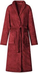 VidaXL Szlafrok bez kaptura Bordeaux Czerwony s Flanela. Czerwone bielizna termoaktywna męska vidaXL, m, bez wzorów, bez kaptura. Za 213.31 zł.