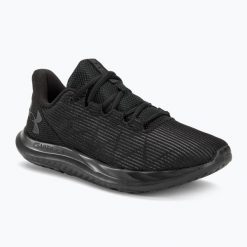Buty do biegania męskie Under Armour Charged Speed Swift. Czarne buty do biegania męskie Under Armour, bez wzorów, bez zapięcia, do biegania. Za 329.99 zł.