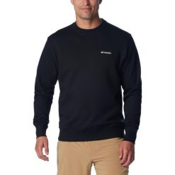 Bluza dresowa sportowa męska Marble Canyon French Terry Crew. Czarne bluzy nierozpinane męskie Columbia, m, bez wzorów, z bawełny, sportowe, bez ramiączek, bez kaptura. Za 349.99 zł.
