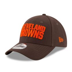 Czapka z daszkiem New Era NFL Cleveland Browns. Brązowe czapki męskie New Era, bez wzorów, eleganckie. Za 177.00 zł.