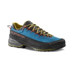Buty podejściowe męskie La Sportiva TX4 Evo z membraną. Niebieskie buty trekkingowe męskie La Sportiva, bez wzorów, sportowe, bez obcasa, bez zapięcia. Za 928.99 zł.