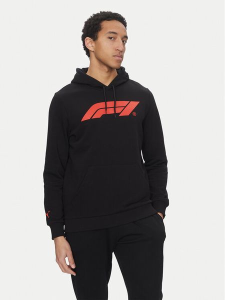 Puma Bluza F1 Ess Logo 625853 Czarny Regular Fit. Czarne bluzy nierozpinane męskie Puma, m, bez wzorów, z bawełny, bez ramiączek, bez kaptura. Za 179.99 zł.