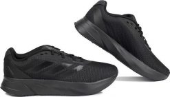 Adidas Buty męskie do biegania adidas Duramo SL czarne IE7261 40 2/3. Czarne buty do biegania męskie ADIDAS, bez wzorów, bez zapięcia, do biegania. Za 250.66 zł.