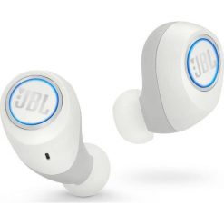 Słuchawki dokanałowe JBL FREE X Biały. Białe słuchawki bluetooth JBL. Za 419.00 zł.