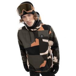 Kurtka snowboardowa męska W1 Sandboard. Czarne kurtki męskie SIROKO, m, bez wzorów, z softshellu, bez ramiączek, bez kaptura. W wyprzedaży za 297.00 zł.