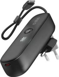 SBS Hybrid PD 20W 5000 mAh czarny. Czarne powerbanki . Za 179.90 zł.
