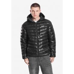 Kurtka turystyczna męska Prosto Synthetic. Czarne kurtki męskie Prosto., m, bez wzorów, bez ramiączek, bez kaptura. Za 424.99 zł.