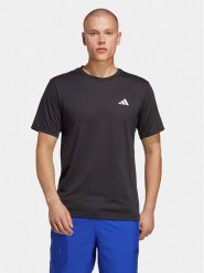 Adidas Koszulka techniczna Train Essentials IC7421 Czarny Regular Fit. Czarne t-shirty sportowe męskie ADIDAS, m, bez wzorów, z syntetyku, sportowe, bez ramiączek. Za 129.99 zł.