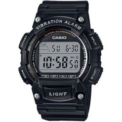 Casio W-736h 1a. Czarne zegarki sportowe Casio. W wyprzedaży za 171.00 zł.