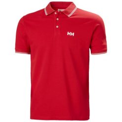 Polo Helly Hansen Genova. Czerwone koszulki polo męskie Helly Hansen, m, bez wzorów, bez kołnierzyka, bez ramiączek. W wyprzedaży za 241.90 zł.