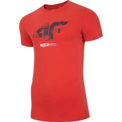 T-shirt męski TSM238 - czerwony. T-shirty męskie 4f. Za 59.99 zł.