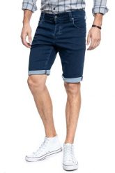 Mustang Chicago Short Męskie Szorty Krótkie Spodenki Denim Blue 1011731 5000 980, W40. Niebieskie szorty męskie Mustang, bez wzorów, z denimu. Za 159.99 zł.