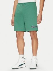 Fila Szorty sportowe Lamswaarde FAM0909 Zielony Regular Fit. Zielone szorty sportowe męskie Fila, bez wzorów, z bawełny, sportowe. Za 129.99 zł.