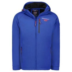 Geographical Norway TAKITO Softshell męski MEN 009, błękit królewski. Niebieskie kurtki softshell męskie Geographical Norway, m, bez wzorów, z elastanu, trekkingowe. Za 209.00 zł.