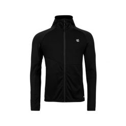 Polar z kapturem Dare 2B Assimilate II. Czarne bluzy z polaru męskie Dare 2B, bez wzorów, z polaru, sportowe, bez ramiączek, z kapturem. W wyprzedaży za 279.50 zł.
