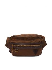 Guess Nerka HMBENP P6156 Brązowy. Brązowe saszetki męskie Guess, z aplikacjami, z materiału. Za 369.99 zł.