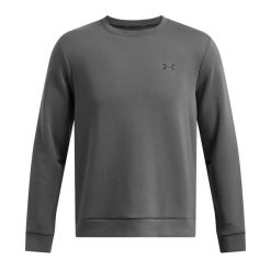 Bluza męska Under Armour Unstoppable Fleece Crew. Szare bluzy nierozpinane męskie Under Armour, m, bez wzorów, sportowe, bez ramiączek, bez kaptura. Za 259.99 zł.