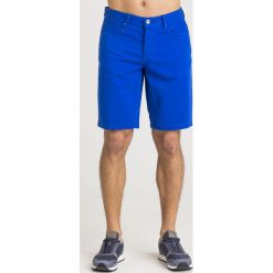 BERMUDY Armani Exchange. Niebieskie szorty męskie Armani Exchange, z aplikacjami, z bawełny. Za 293.30 zł.