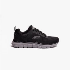 Buty męskie SKECHERS Track Broadercharcoal. Czarne buty sportowe na co dzień męskie Skechers, m, bez wzorów, sportowe, bez ramiączek, bez kaptura. Za 259.00 zł.